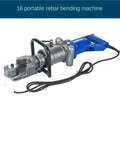 AOXHUGB Portable Electric Rebar Bender For 16Mm Steel Bars, compact design, hydraulic machine with a one knob operation.