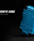 Blue Capri ultimate case with rugged design and black accents, ideal for tool storage and organization.