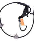 Heavy Duty ABS Wheel Speed Sensor Pair Front Left And Right For Honda Element 2003 To 2011, featuring wiring connectors and durable design.
