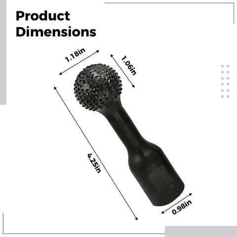 30Mm Ball Gouge Grinder Attachment For Wood Carving And Hollowing Sphere Burr For Spoon Carving With Product Dimensions