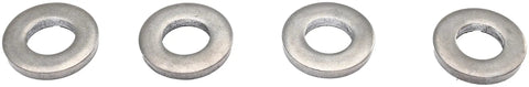 Four metal washers from Dodge D250 Rear Leaf Spring Axle U Bolt Kit OE Replacement Heavy Duty U Bolts For 1981 1993 Rear Suspension