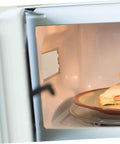 Microwave with installed Microwave Mica Waveguide Cover Insulation Sheets 10 Pack, Heat Resistant Oven Guard Crisper Pads Prevent Grease And Splatter