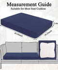 Elastic Patio Cushion Covers Set Of 12 Waterproof Outdoor Chair Cushions Slipcovers Washable Reusable Seat Cushions