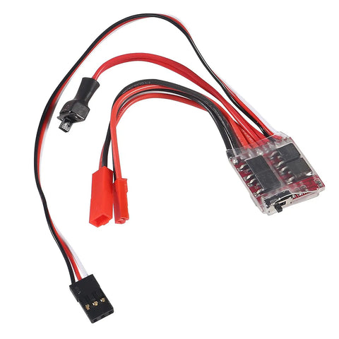 Compact 20A RC ESC Motor Speed Controller 2KHz Forward Reverse Brush Brake 2S For Remote Control Boats Cars Tanks Mod Kits 10Pcs Durable Lightweight Upgrade Pack