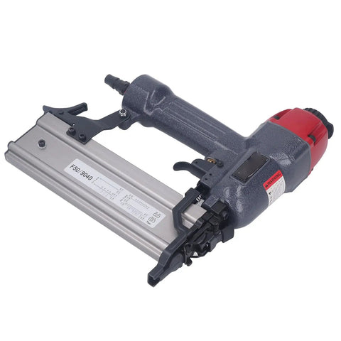 Straight Shooter Pneumatic 2 In 1 Brad Naler And Stapler Combo With Adjustable Air Pressure And 100 Pc Magazine Capacity For Handling F50 Nails And 90 Staples On Woodwork Projects