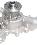 Premium Engine Water Pump Direct Fit Replacement 43279 high flow, aluminum housing, single coolant pump for vehicle cooling.