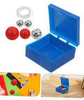 Hands On Pendulum Ball Physics Kit For Classroom Labs And Visual Learning Ball Cradle Demonstration Device with box and balls