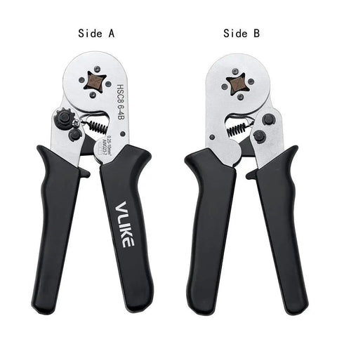 Ferrule Crimping Tool Kit With 1200 Insulated Tinned Copper Ferrules For Wiring Projects Ergonomic Nylon Handle
