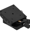 Linear Stage With Goniometer And Sliding Translation 60x60mm FineTune Manual HXVA60 Turbine Style for optical alignment use.