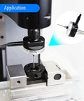 3D Edge Finder Touch Probe for CNC Machines and DIY Routers with 6mm Shank and 2.0mm Tungsten Ball Tip, installed on CNC