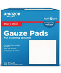 Box of Sterile 4x4 Inch Gauze Pads for Cleaning Covering and Cushioning Cuts and Minor Injuries 12-Ply Extra Absorbent 50 Count