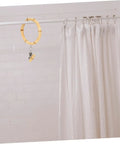 2 Pack Curtain Rings With Clips Anti Slip Shower Drapery Hooks for stable curtain suspension and smooth glide on rod