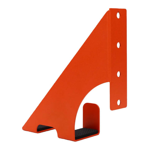Heavy-Duty Chainsaw Hanger Wall Mount For Garage, 70 Lb Capacity Carbon Steel Tool Organizer in orange