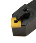 Five Eighths Inch Neutral MSDNN Indexable Turning Tool Holder For SNMG Inserts 4041790 Pro Grade detail view of insert