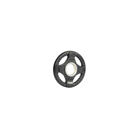 Rubber Coated Olympic Weight Plate With Hella Grippy Anti Slip Edge And Rock Solid Build For Home Gym Barbell Workouts And Serious Strength Training 2.5 Pound showcasing a single 2.5 lb plate with textured grip.