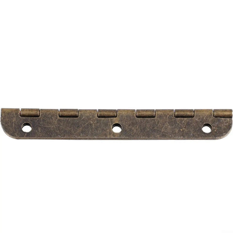 65Mm Oval Hinge For Cabinets Jewelry Boxes And Luggage In Vintage Bronze Zinc Alloy Long Hinge With 6 Holes Narrow Side Design Durable
