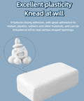 Quick Dry Waterproof Sealant Paste For Instant Wall Hole And Gap Patching, Heavy Duty Filler Putty shown in block form.