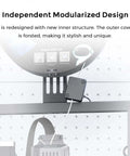 Ender 3 V3 SE And KE Filament Runout Sensor Kit With LED Light showing modular design on perforated board