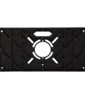 Heavy Duty Aluminum Router Table Insert Plates For Workshop Pros And 24X13X2 Inch Universal Flip Top Base, black insert plate.