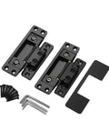 Hidden Door Hinges Set Of 2 Adjustable Concealed Hinges For Smooth Door Swing with accessories and tools