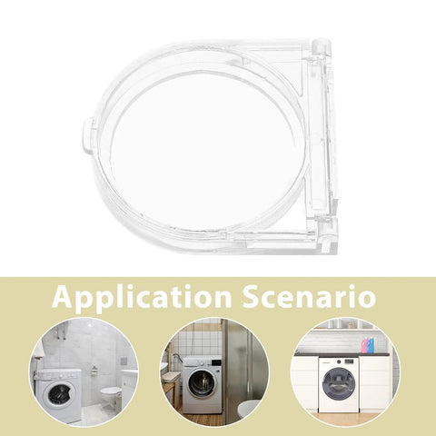 Adhesive Power Button Cover Kit, 2 Pack 41mm ID flip top switch panel protectors shown with application scenarios for appliances.