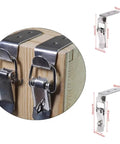 Jewelry Box Latch 4 Piece Multi Functional 90 Degree Swing Arm Hook Lock Iron Spring Loaded Draw Toggle Latch For Wood Boxes And Drawers
