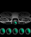 ND And CPL Filters Set For NEO 2 Drone With UV ND8 ND16 ND32 Filters And CPL Pro Grade Neutral Density Lens on drone
