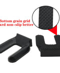 4 Pack Rubber Furniture Wheel Stopper Set For Chairs And Beds Non Slip Silent Caster Stoppers Protect Floors Easy To Clean