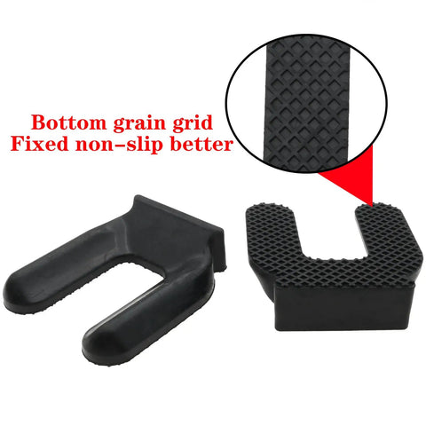 4 Pack Rubber Furniture Wheel Stopper Set For Chairs And Beds Non Slip Silent Caster Stoppers Protect Floors Easy To Clean