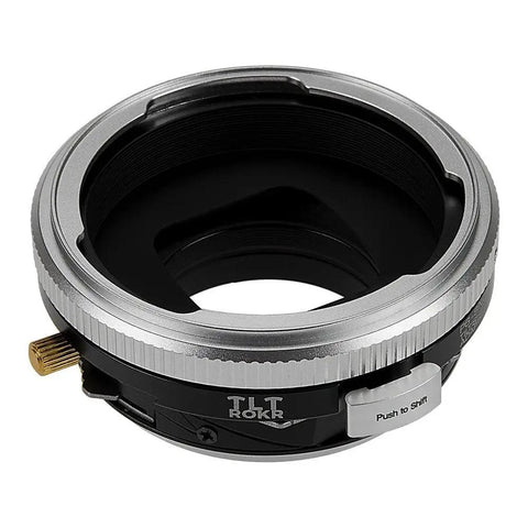 Vintage Pentacon 6 Kiev 66 To Sony Alpha A Mount Tilt Shift Lens Adapter With 360 Degree Rotation 20mm Total Shift 10 Degree Tilt Pro Shooters Swear By For Minolta AF And Other Vintage Lenses On Sony Bodies, black and silver