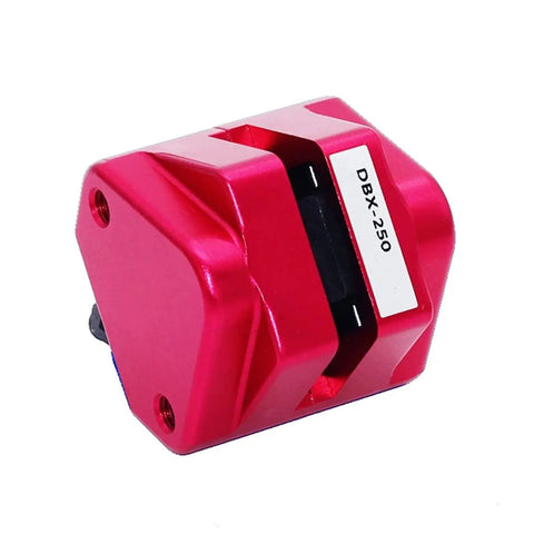 Dope High Precision Hydraulic Disc Brake Calipers For CNC Turning And Milling, Compound Tool Spindle With Air Cylinders, Caliper Turning Setup, BDO Compatible, Industrial Grade Machining red DBX-250 caliper