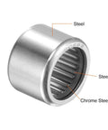 Heavy Duty SCE88 Needle Roller Bearings Set One Half Inch Bore Eleven Sixteenth Inch Outer Diameter One Half Inch Width Chrome Steel