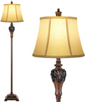Vintage Floor Lamp With Rotary On Off Switch For Easy One Hand Use Tall Farmhouse Style Standing Lamp For Living Room