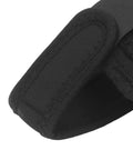 Close-up of a black nylon strap of Wrist Flashlight Holster For Diving And Underwater Exploration With Durable Nylon Construction.