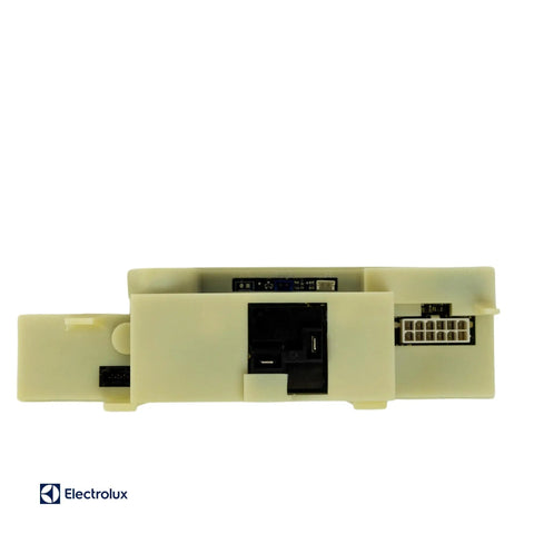 241739710 Temperature Control Board For Refrigerators Replacement Module side view, beige casing with visible connectors.