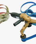 Straight Up Workhorse 40A Pipe Sander And Polisher With 25 Sanding Belts Variable Speed 110V Motor For Metal Tubing Up To 7 Inches with sanding belts.