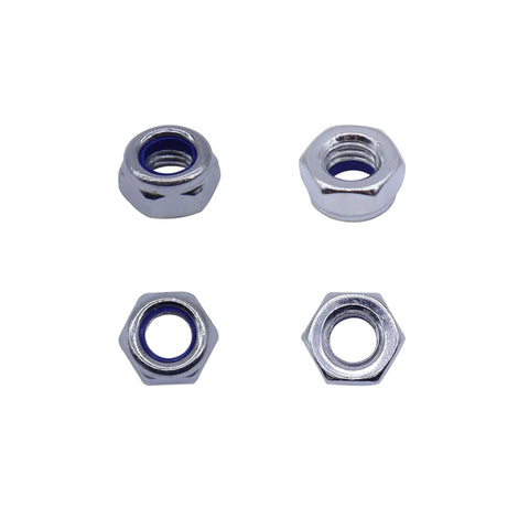 Locking nuts from Door Hinge Roller Pin Bushing Repair Kit That Delivers An Easy Beefed Up Fit For 1999 To 2007 GMC Sierra Suburban Tahoe Yukon