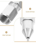 Close-up of Grease Needle Nozzle Kit Two Piece Leakproof Fittings for Precision Lubrication Sealed Bearings
