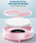Replacement Filters Four Pack For Nail Dust Collectors, Compatible With MelodySusie HPro And SProR Models, pink device