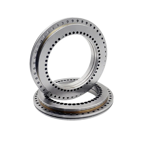 Top Shelf Yrt Rotary Table Bearing P2 P4 Precision Class for CNC indexing, showcasing two precision rings with holes.