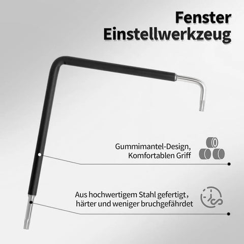 Premium 4mm Hex Key Window Adjustment Tool Set With Ball End And Star Wrench Kit Made From Tough 59CrV4 Steel For Winkhaus Hardware Fixes That Hit The Spot, black-coated hex key