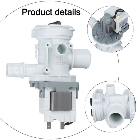 Heavy Duty Drain Pump With Motor PX-2-35 For Maytag Washing Machine WF-R1065S R1053 C863 C963 R853 Super Fast Water Removal Easy Install Ultimate Reliability