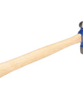 Ball Pein Hammer 16 Oz With Hickory Handle, American High Carbon Steel, Drop Forged Blacksmith Tool For Metalworking