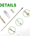 Adjustable Column Shift Linkage Kit ACA-1800 components for 350 400 700R4 and 4L60 4L60E 4L80E with rod, pivots, and connectors.