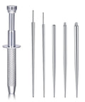 16G 18G Piercing Taper Ball Grabber Go To Hypoallergenic Stainless Steel Flat Back Earring Applicator Tool Threadless Insertion Pin