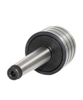 No Sweat Live Center With 60 Degree Tip For Wood Lathes, Morse Taper 1, smooth steel design for precision woodturning