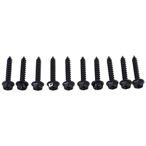 Heavy Duty Clutch Cover Screw Bolts Set Of Ten Fits Polaris RZR And Ranger 570 900 1000 2013 Through 2020 Replaces Oem 7519330, black steel screws