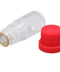 Glass Watch Lubricant Bottle With Mesh Basket For Precision Oil Application And Storage Leak Evaporating Container, red cap