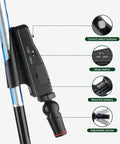 Indoor Golf Putting Trainer For Alignment Mastery Red Line Putt Pro Practice Aid with control buttons and mode switch.