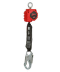 Self Retracting Lifeline Rebel 6-Foot Web With Steel Snap Hook black red unit for industrial fall protection